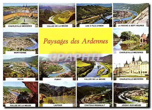 Cartes postales moderne Couleurs et Lumiere de France Paysages des Ardennes Vu du Ciei par Alain Perceval