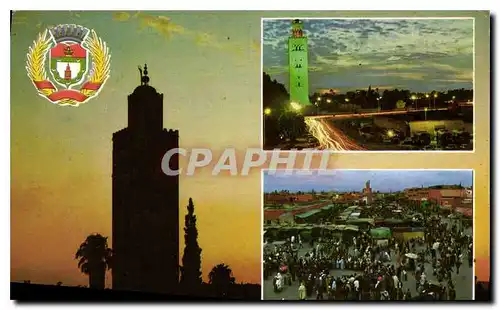 Cartes postales moderne Celebre place Djemaa el Fna