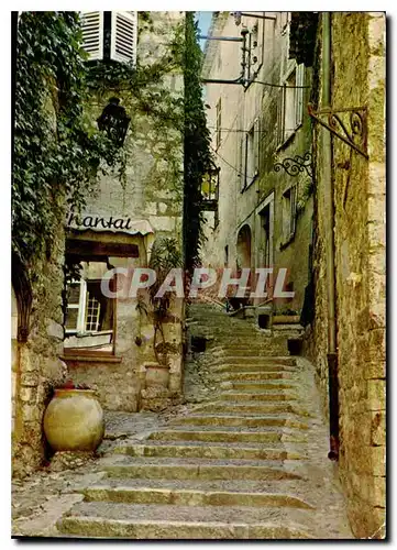 Cartes postales moderne Reflets de la Cote d'Azur Saint Paul de Vence A M La Montee de l'Eglise