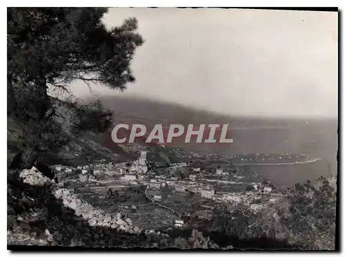 Cartes postales moderne La Turbie Vie generale le Cap Martin et l'Italie