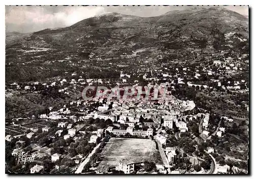 Moderne Karte En Cote d'Azur Vue aerienne Vence A M La Ville et ses collines