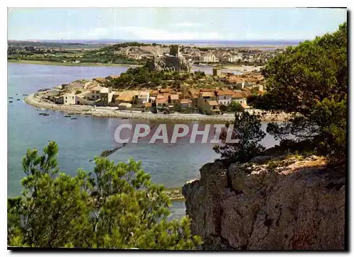 Cartes postales moderne Gruissan Le village et la tour barberousse