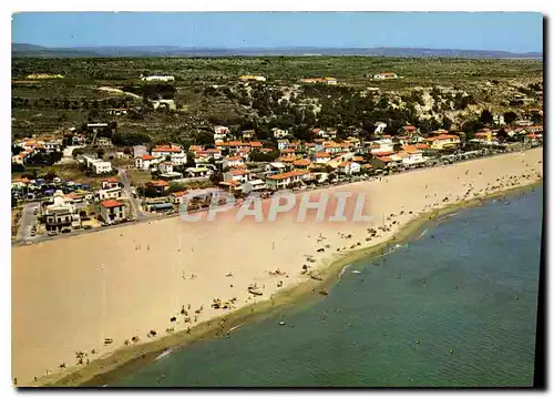 Cartes postales moderne Leucate Plage Aude Vue d'ensemble sur la station balneaire par avion