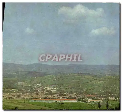 Cartes postales moderne Limoux Vue generale de Limoux au premier plan Les Tilleuls