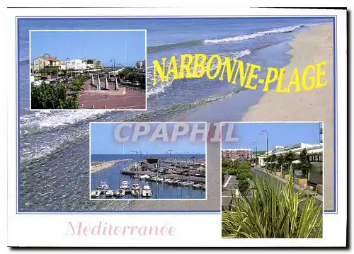 Cartes postales moderne Au bord de la Mediterranee Narbonne Plage Aude