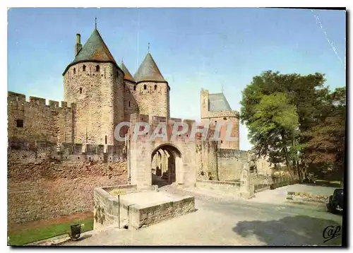 Cartes postales moderne Cite de Carcassonne La Porte Narbonnaise