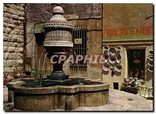 Cartes postales moderne La Cote d'Azur Vence La Fontaine du Peyra