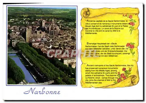 Cartes postales moderne Narbonne Aude Vue aerienne