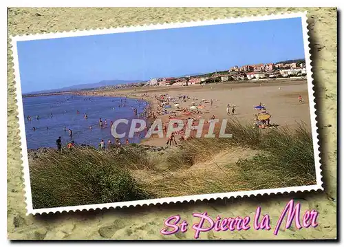 Cartes postales moderne Au bord de la Mediterranee Saint Pierre la Mer Aude