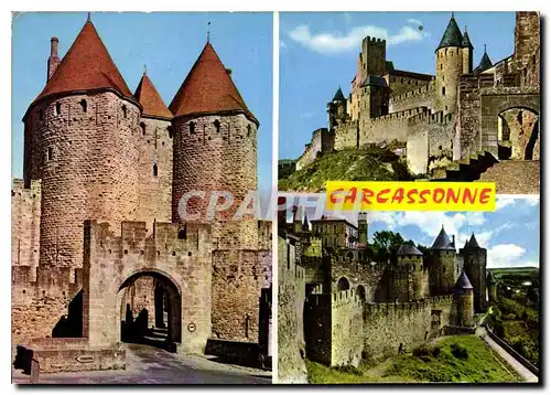 Moderne Karte La Cite faut pas mourir sans avoir vu Carcassonne