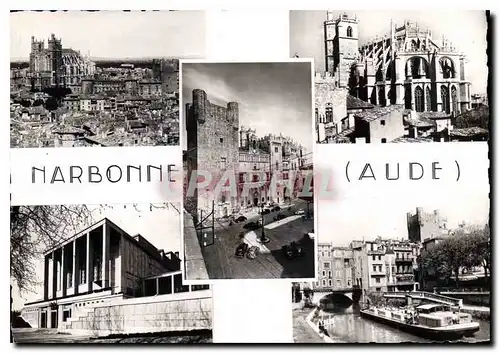 Cartes postales moderne Narbonne Aude Vue generale de la Basilique de l'Archeveche Ensemble de la Basilique Saint Just F