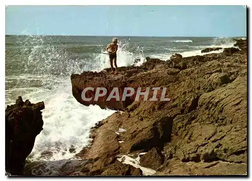 Cartes postales moderne Saint Pierre Sur Mer Aude Effets d vagues sur le rocher La Valliere
