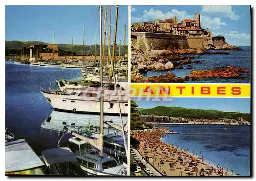 Cartes postales moderne Cote d'Azur Souvenir d'Antibes A M