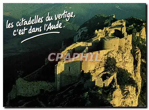 Cartes postales moderne Chateau de Peyrepertuse Aude