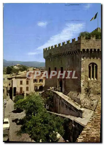 Moderne Karte Cagnes sur Mer Le Chateau du Haut de Cagnes batl par les Grimaldi de Monaco