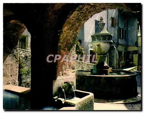 Cartes postales moderne La Cote d'Azur French Riviera Saint Paul de Vence La Fontaine