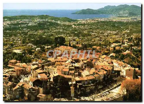 Cartes postales moderne La Cote d'Azur Mougins Alpes Maritimes Au loin Cannes