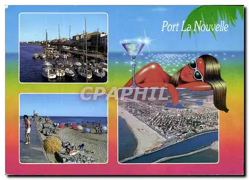 Cartes postales moderne Souvenir de Port la Nouvelle