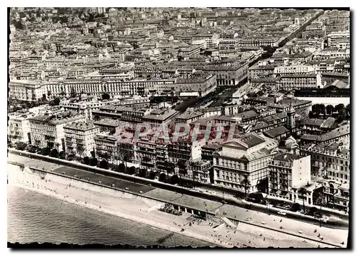 Moderne Karte Nice A M Vue aerienne du Quai des Etats Unis de la place Massena et l'Avenue de la Victoire