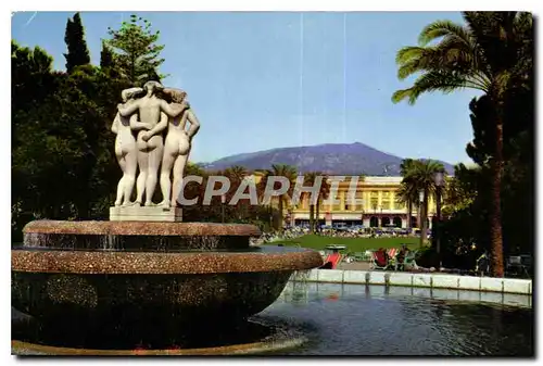 Cartes postales moderne Nice Capitale Mondiale du Tourisme Graces et le Jardin Albert I