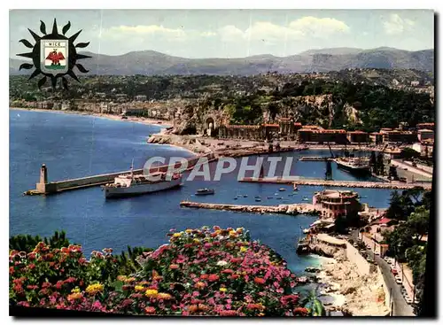 Cartes postales moderne Nice Cote d'Azur French Riviera Vue generale Le port