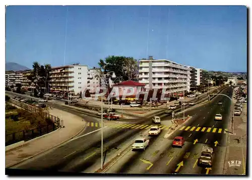 Moderne Karte Reflets de la Cote d'Azur Cagnes sur Mer A M Le Boulevard de la Plage et le boulevard Kennedy