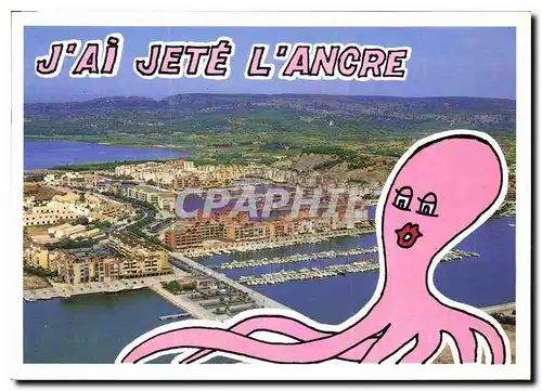 Cartes postales moderne A port Gruissan Vue generale de la station Pieuvre