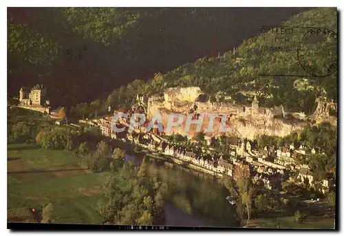 Moderne Karte La Roque Gageac Dordogne Le village et son merveilleux site dans la vallee de la Dordogne