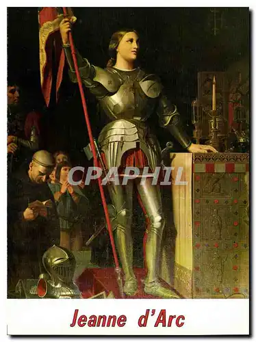 Cartes postales moderne Jeanne d'Arc dite la Pucelle d'Orleans Tableau de l'hotel de ville d'Orleans