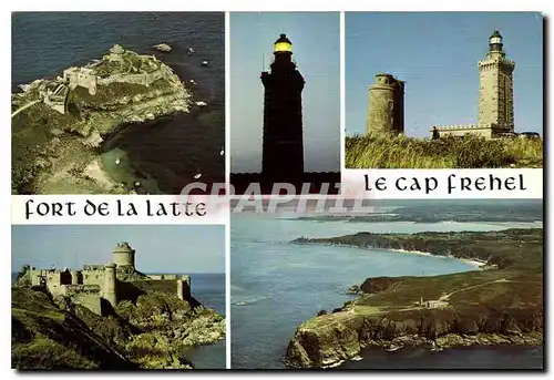 Cartes postales moderne La Bretagne Pittoresque Sur l'anse des Sevignes Les Falaises du Cap Frehel