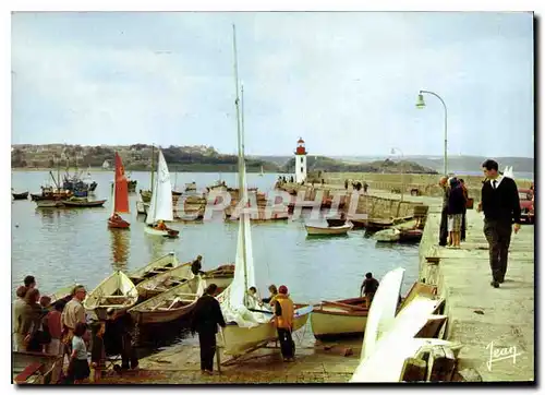 Cartes postales moderne La Bretagne Erquy C du N La Cale et le Port