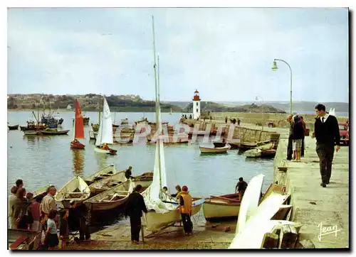 Moderne Karte La Bretagne Erquy C du N La Cale et le Port