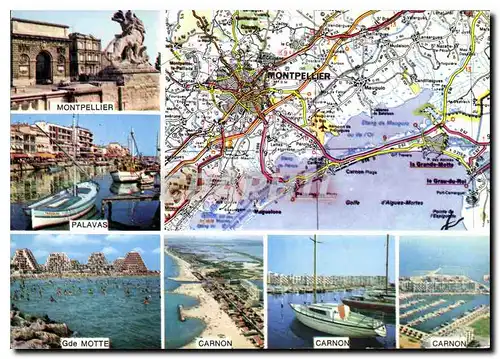 Cartes postales moderne Paysages du Languedoc Circuit Touristique de l'Herault