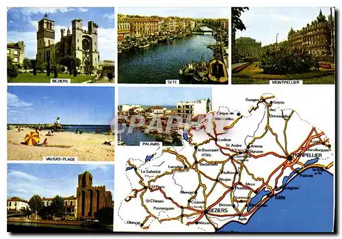 Cartes postales Circuit Touristique de l'Herault