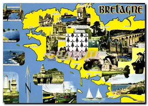 Cartes postales Couleurs de Bretagne La Bretagne Pittoresque