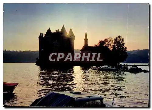 Cartes postales Crepuscule a Val Chateau Commune Lanobre sur le lac du barrage de Bort les Orgues