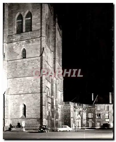 Ansichtskarte AK Cantal Pittoresque Iluminations de la Cathedrale de St Flour