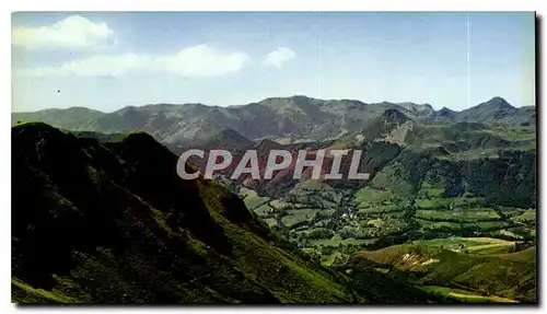 Ansichtskarte AK Panorama decouvert depuis le sommet du Plomb du Cantal Puy Griou et du Puy Mary