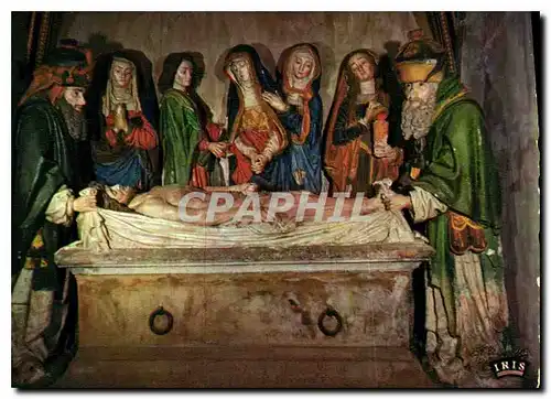 Moderne Karte Le Cantal Pittoresque Salers La Mise au tombeau XV siecle