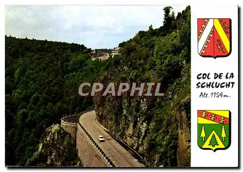 Cartes postales moderne Les Vosges pittoresque la route de Munster a la Schlucht