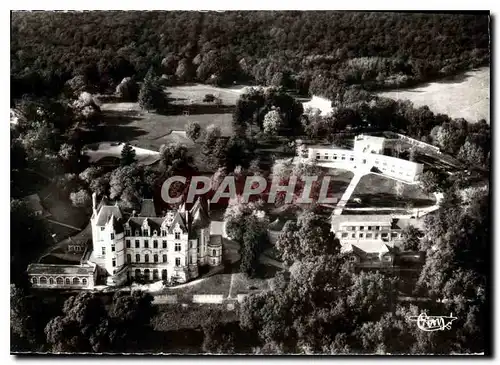 Moderne Karte Vouneuil sous Biard Vienne vue aerienne du Chateau de Boivre Centre Regional d'Education Physiqu