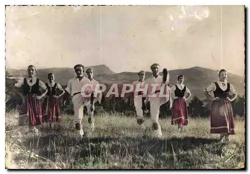 Cartes postales moderne Danses Basques par Begiraleak de St Jean de Luz Binaka Mixte