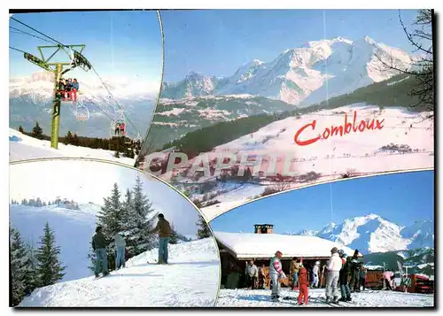 Cartes postales moderne Combloux Haute Savoie Massif du Mont Blanc