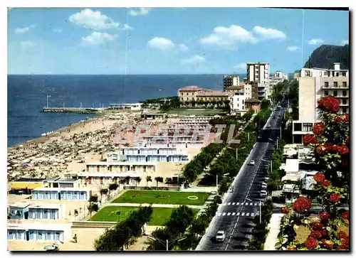 Cartes postales moderne Pesaro plage et promenade a la mer