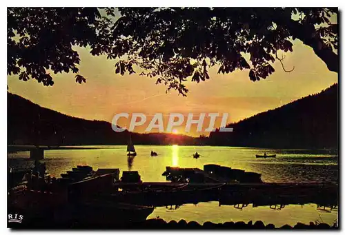 Cartes postales moderne Les Vosges pittoresque Coucher de soleil sur le lac de Gerardmer