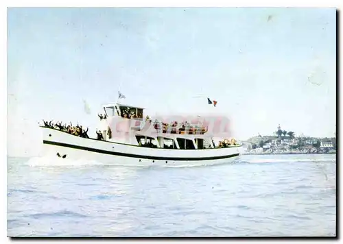 Moderne Karte Souvenir d'une merveilleuse Croisiere a bord du President Quoniam Bateau