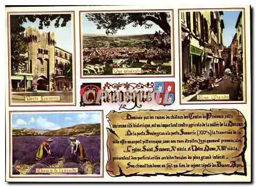 Cartes postales moderne Paysages de France Manosque Alpes de Haute Provence