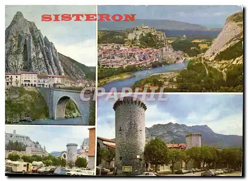 Moderne Karte Sisteron Alpes de Haute Provence