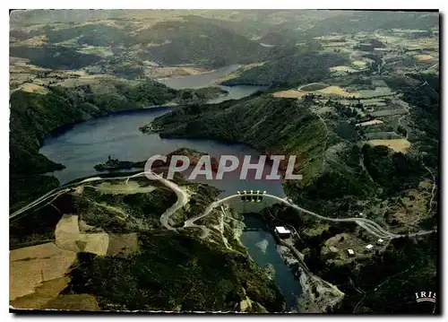 Cartes postales moderne Barrage de Grangent et de Pertuiset Loire vue aerienne