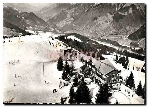 Cartes postales moderne En Avion au dessus de Morzine Hte Savoie la vallee de Morzine vue du Pleney